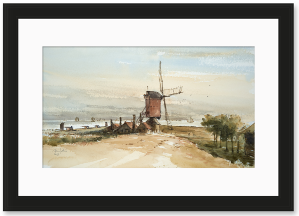 R15 Aquarel - Het bolwerk Blauwhoofd v3 2019