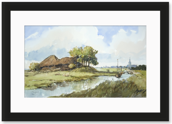 R26 Aquarel - Boerderij bij Diemen 2019