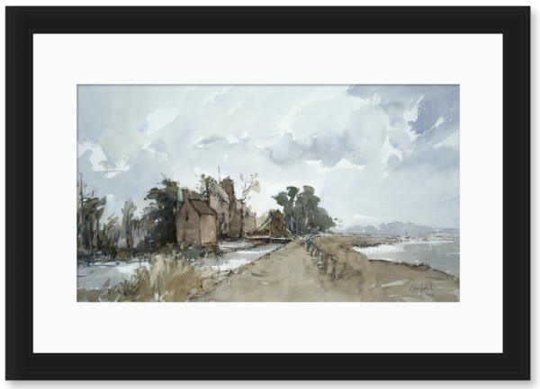 R29 Aquarel - Kostverloren vanaf het zuiden gezien 2019