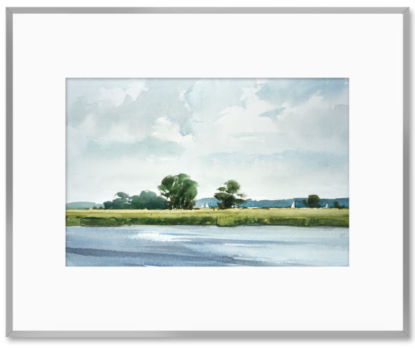 21 Aquarel - Ezumakeeg Noord, Friesland 2024
